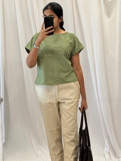 Linen Loose Fit Top