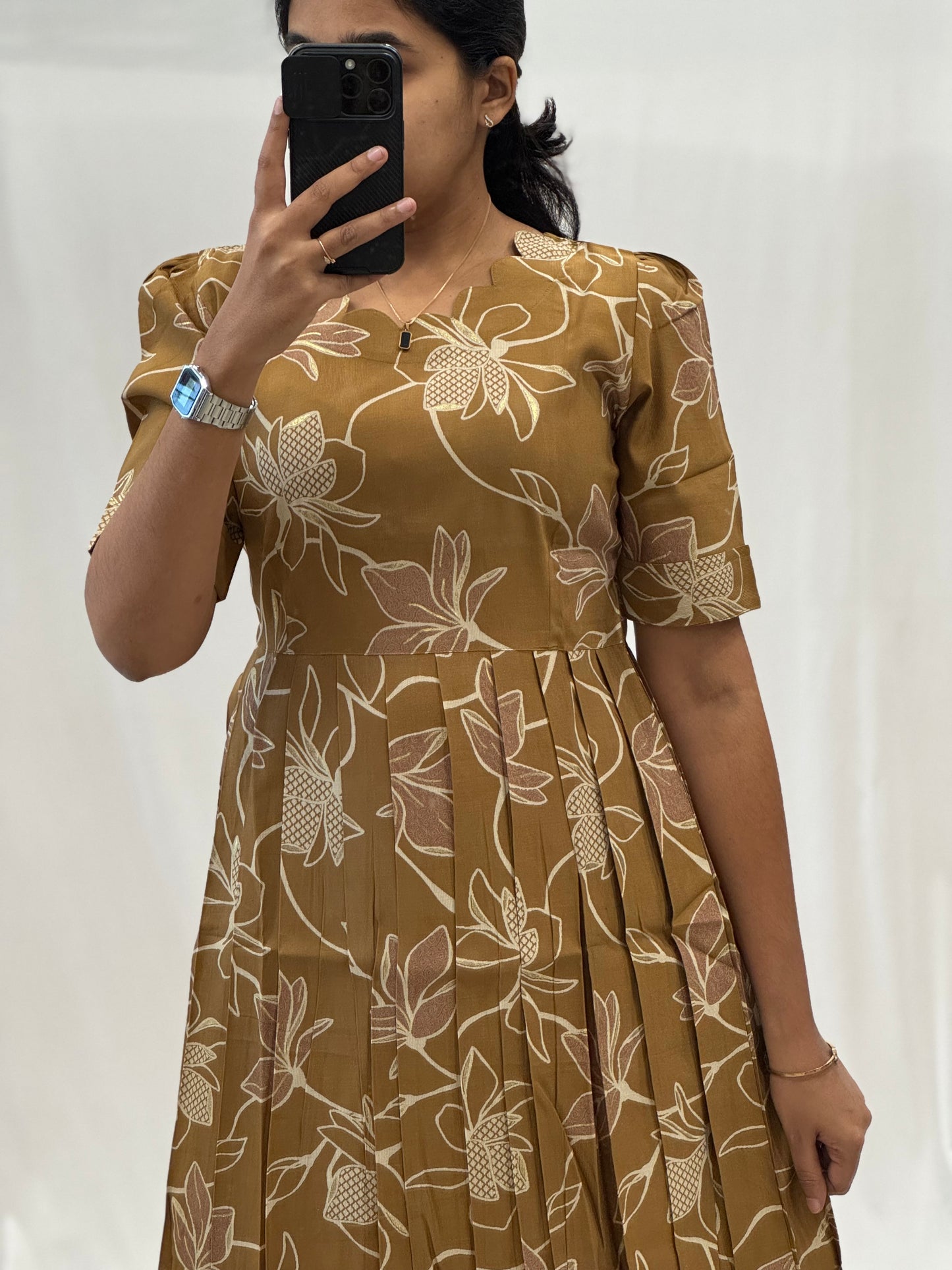 Spun Rayon Umbrella Kurti