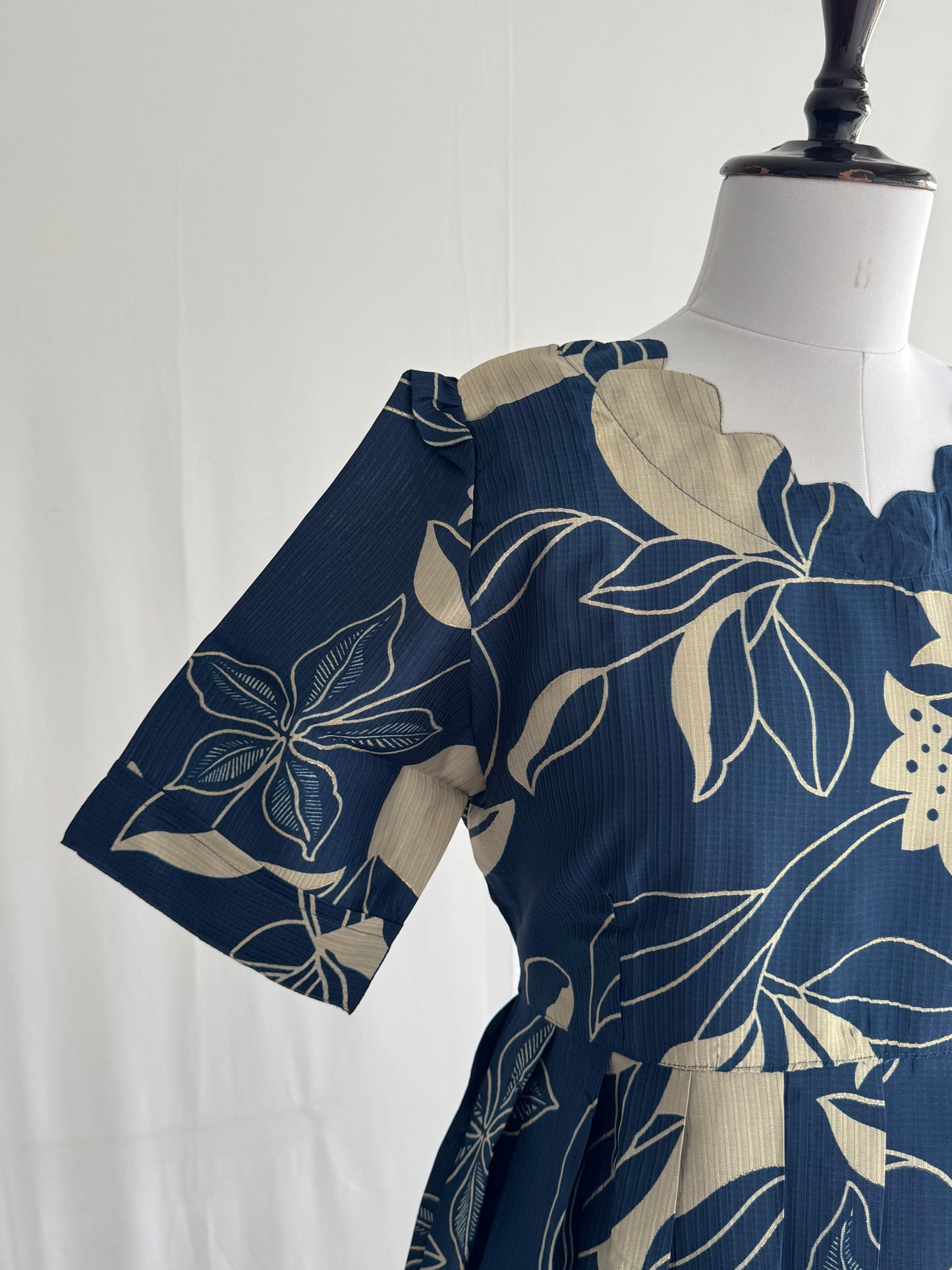 Textured Satin Rayon Umbrella Kurti