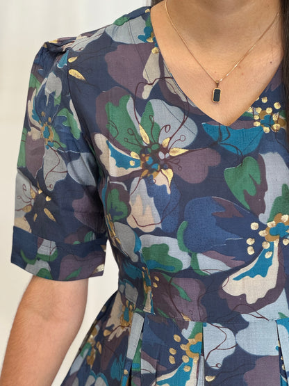 Modal Chanderi Umbrella Kurti