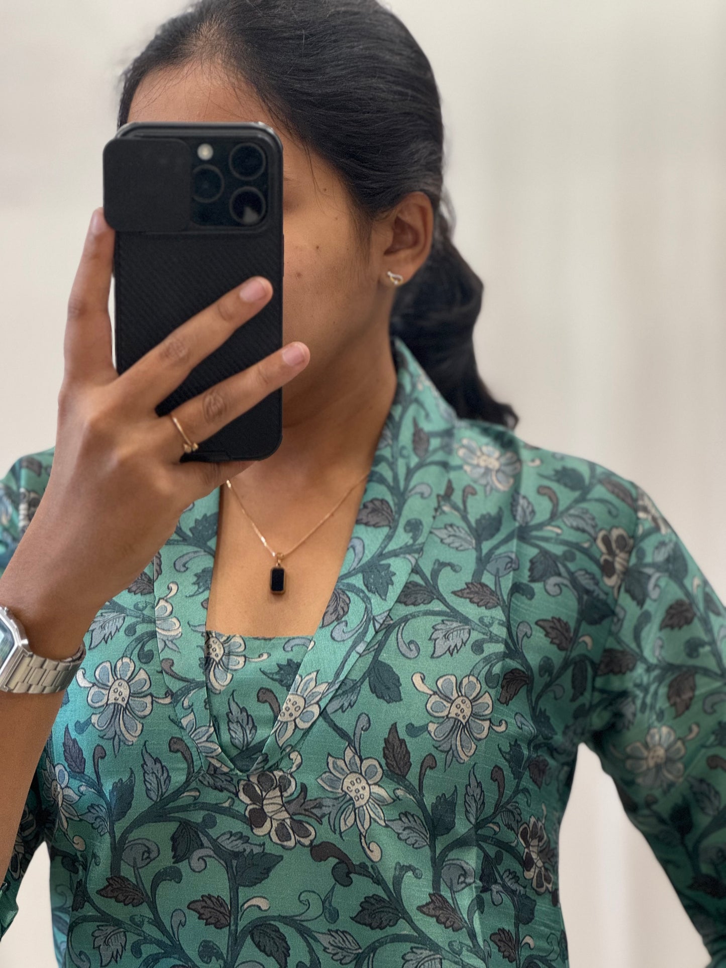 Tusser Straight Kurti