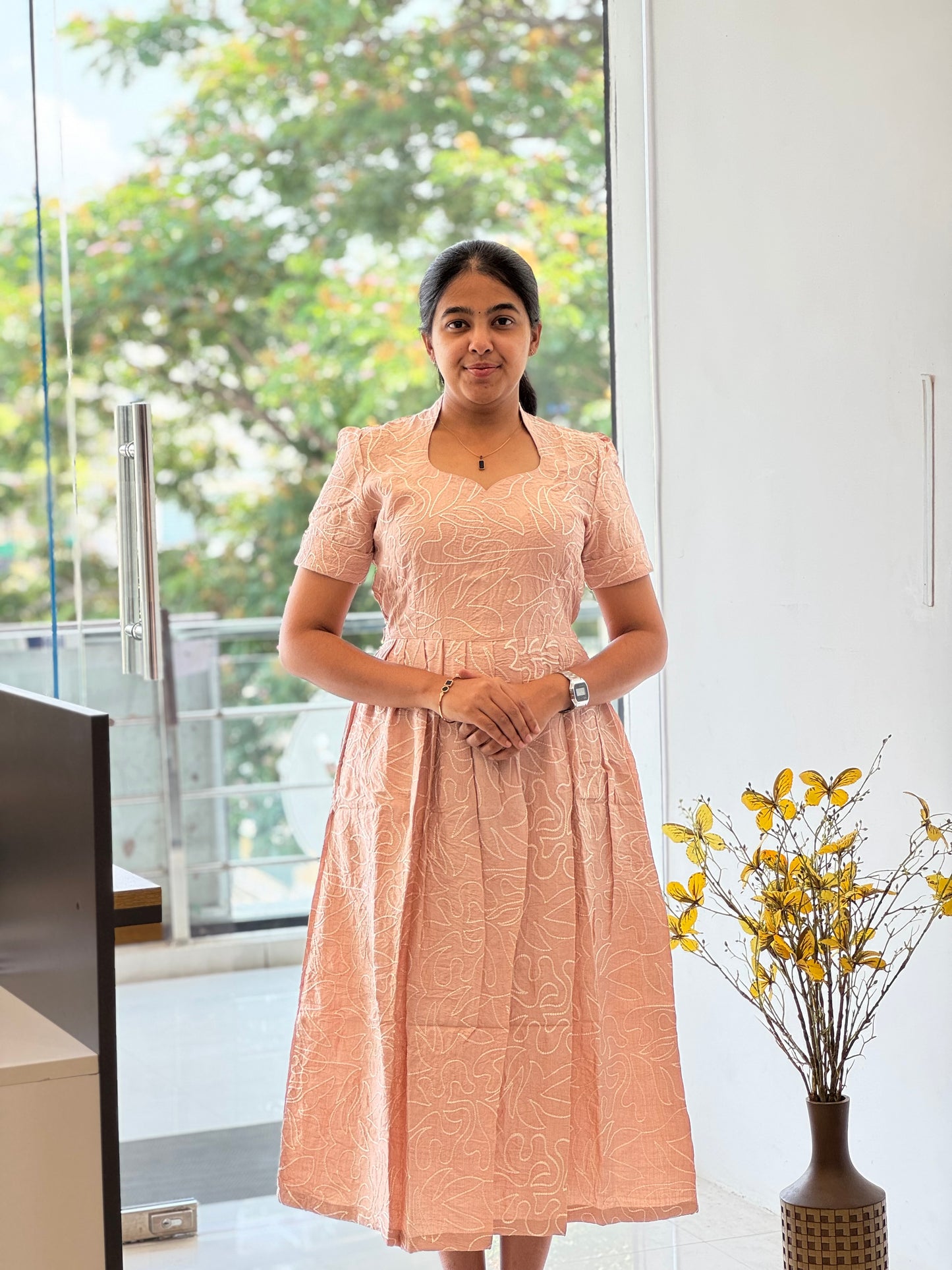 Pastel Colour Crushed Cotton Maxi