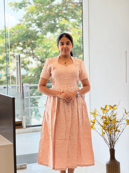Pastel Colour Crushed Cotton Maxi