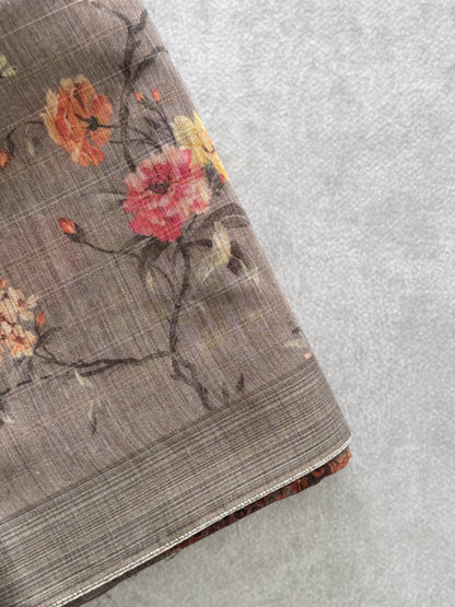Lilen Cotton Saree