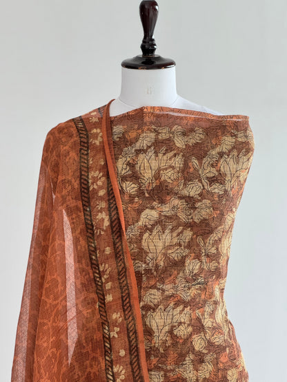 Ajrak Kota Doria Suit Set