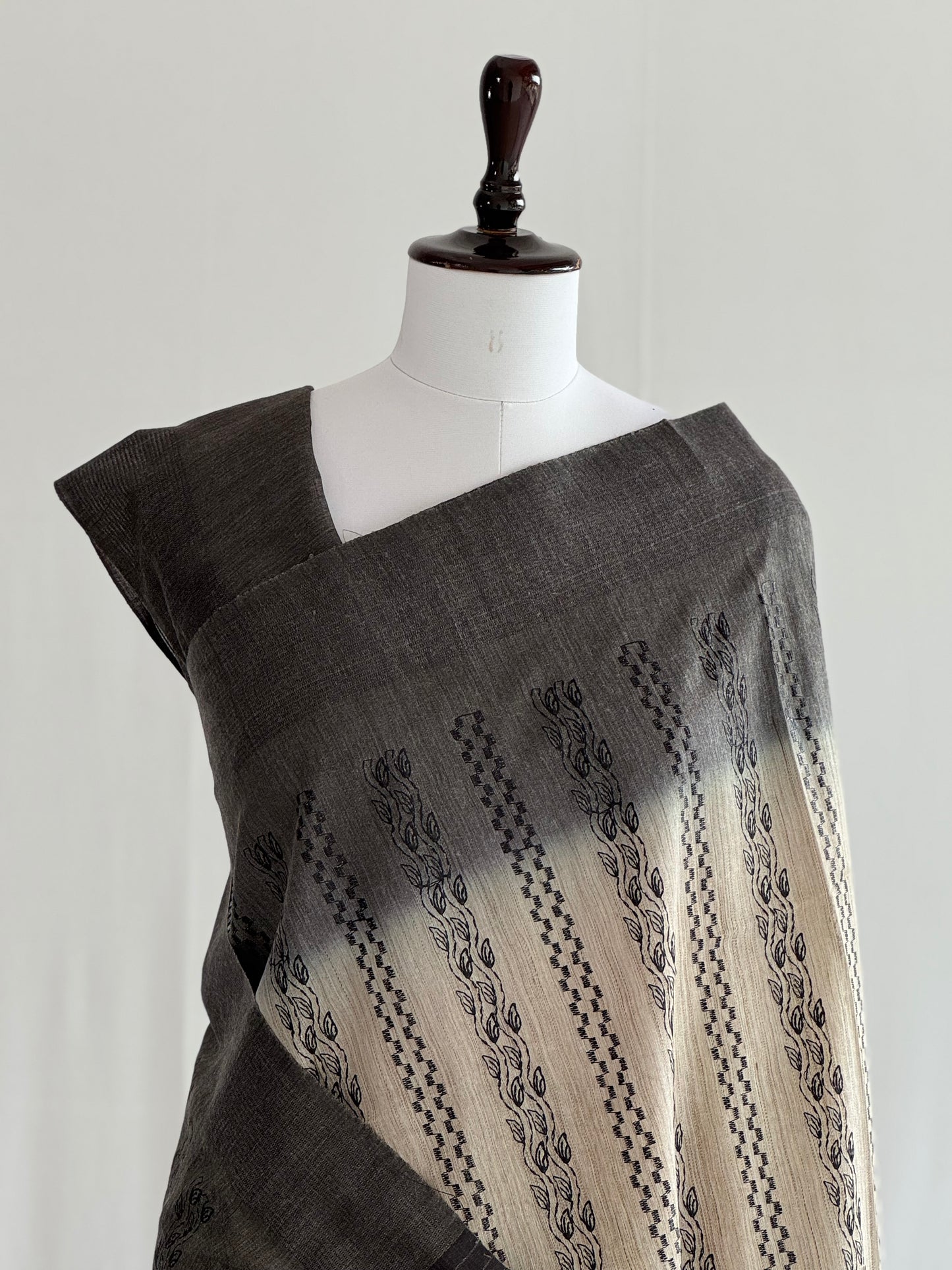 Cotton Embroidered Saree