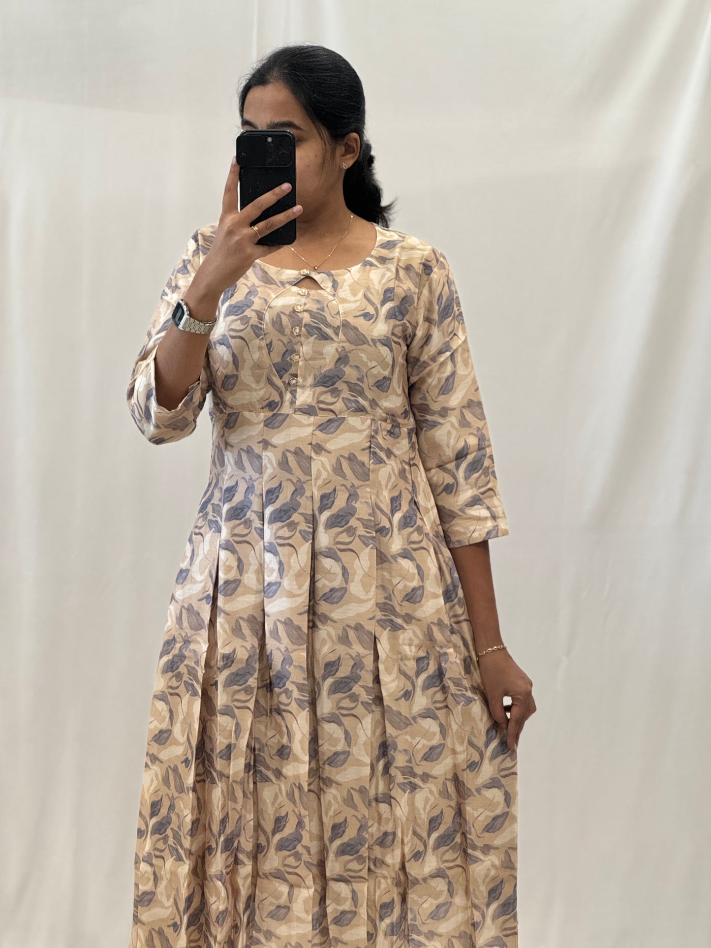 Chanderi Cotton Maxi