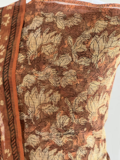 Ajrak Kota Doria Suit Set