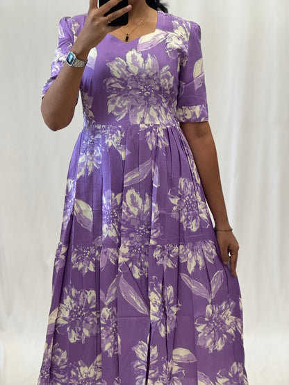 Two Tier Rayon Maxi