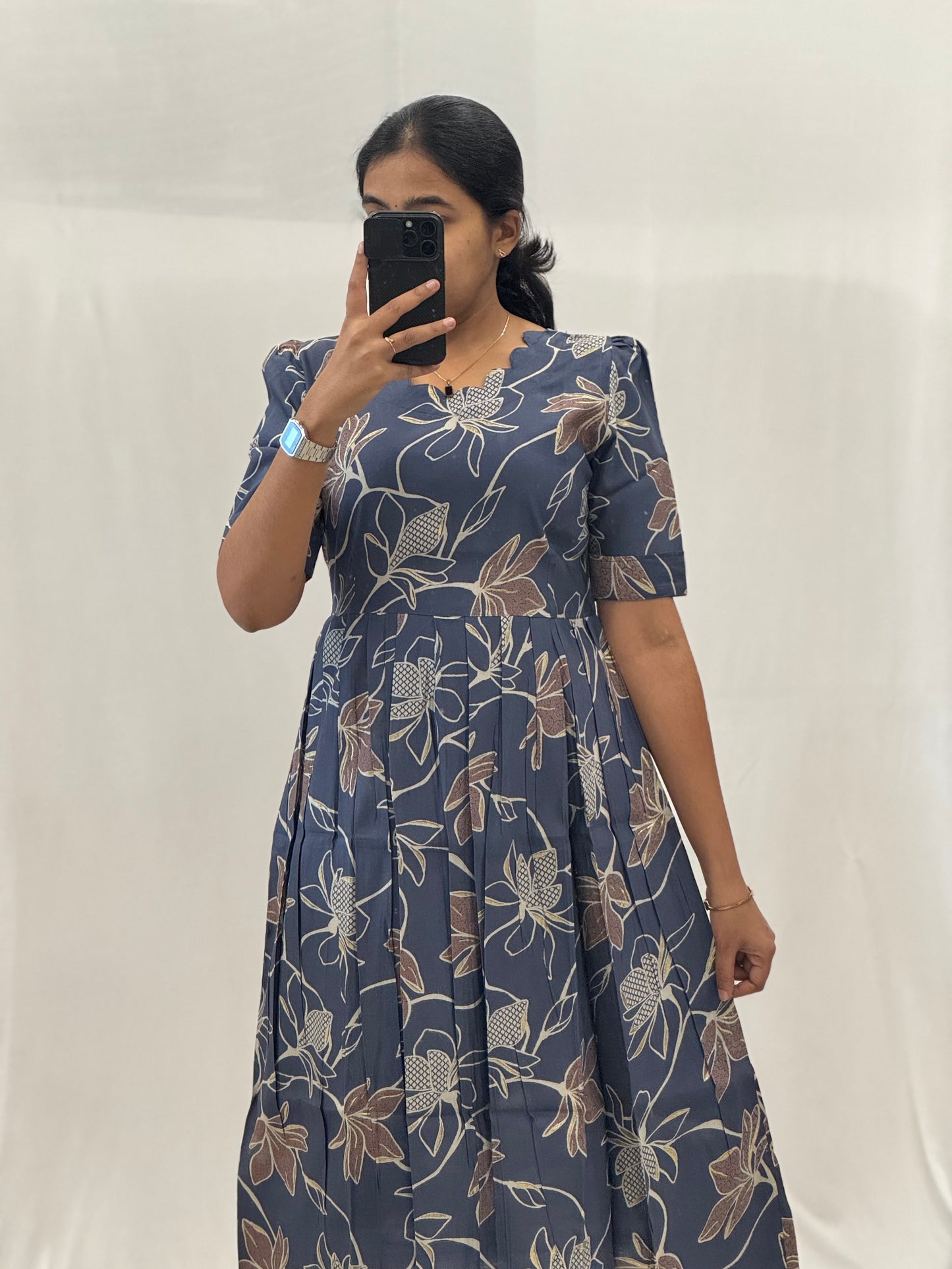 Spun Rayon Umbrella Kurti