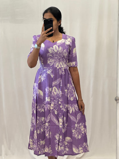 Two Tier Rayon Maxi
