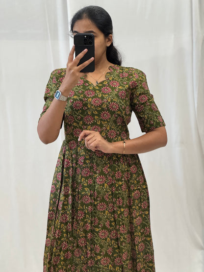 Kalamkari Cotton Maxi