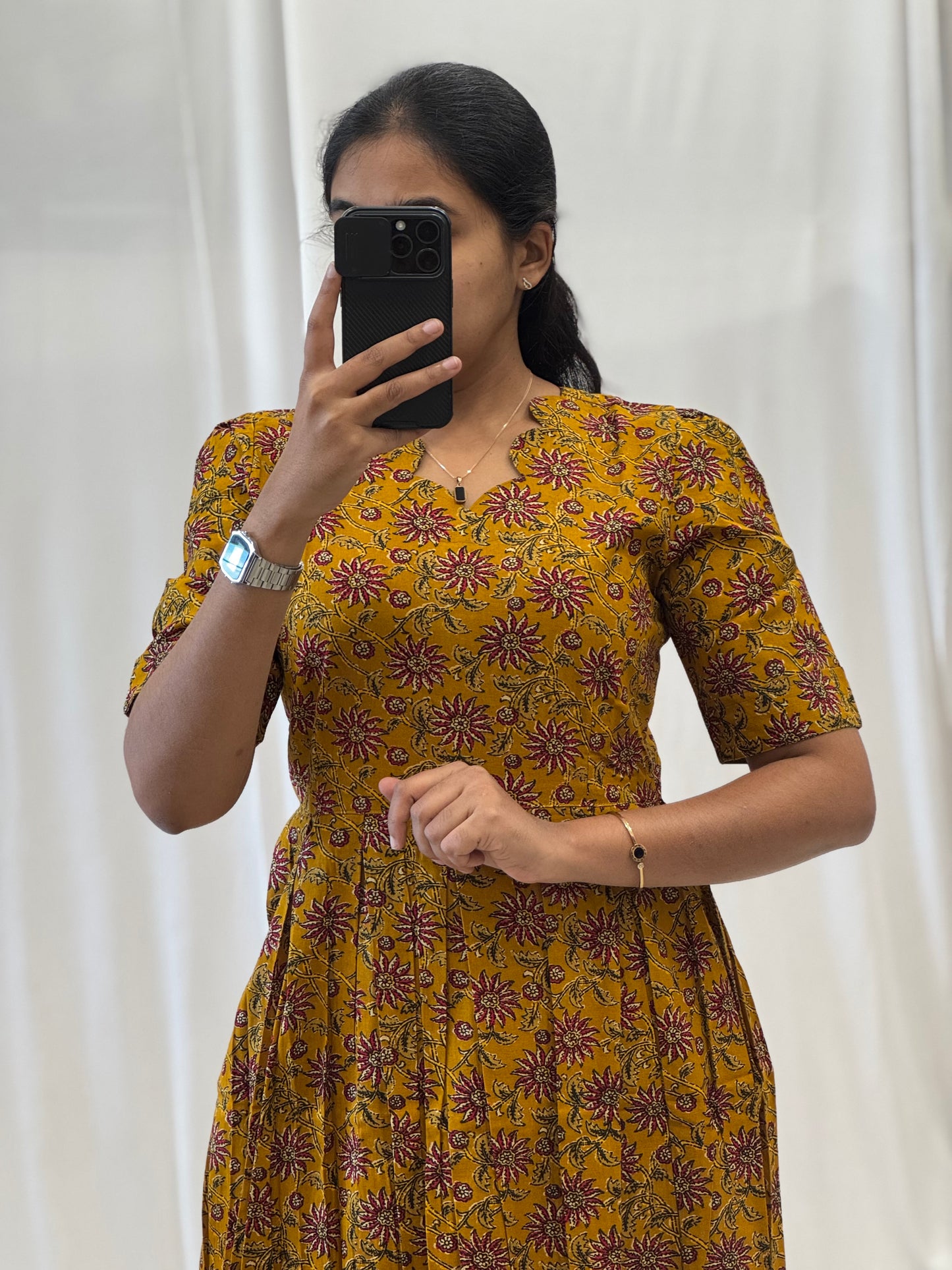 Kalamkari Cotton Maxi