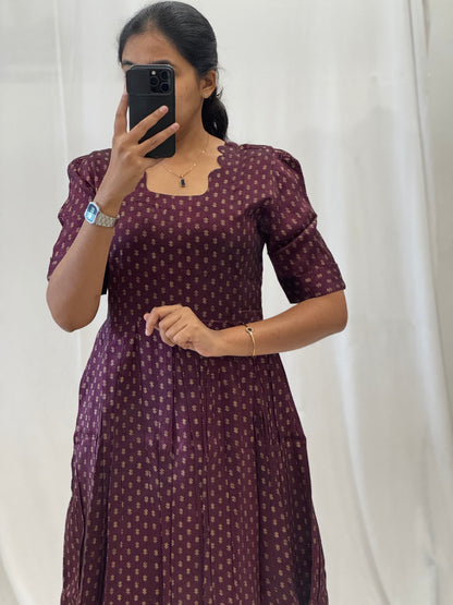 Rayon Maxi with Foil Buttas