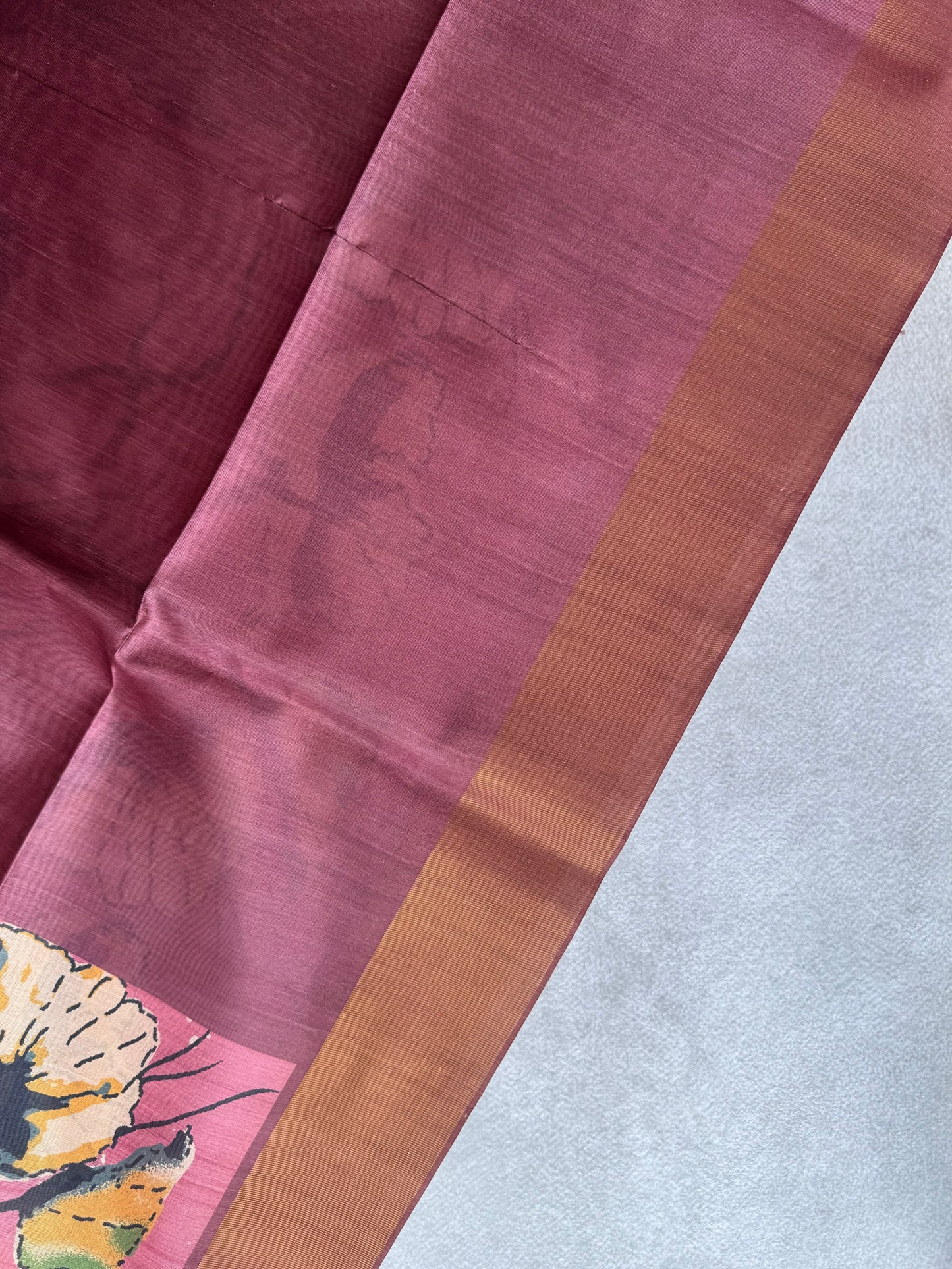Digital Printed Semi Tusser Saree