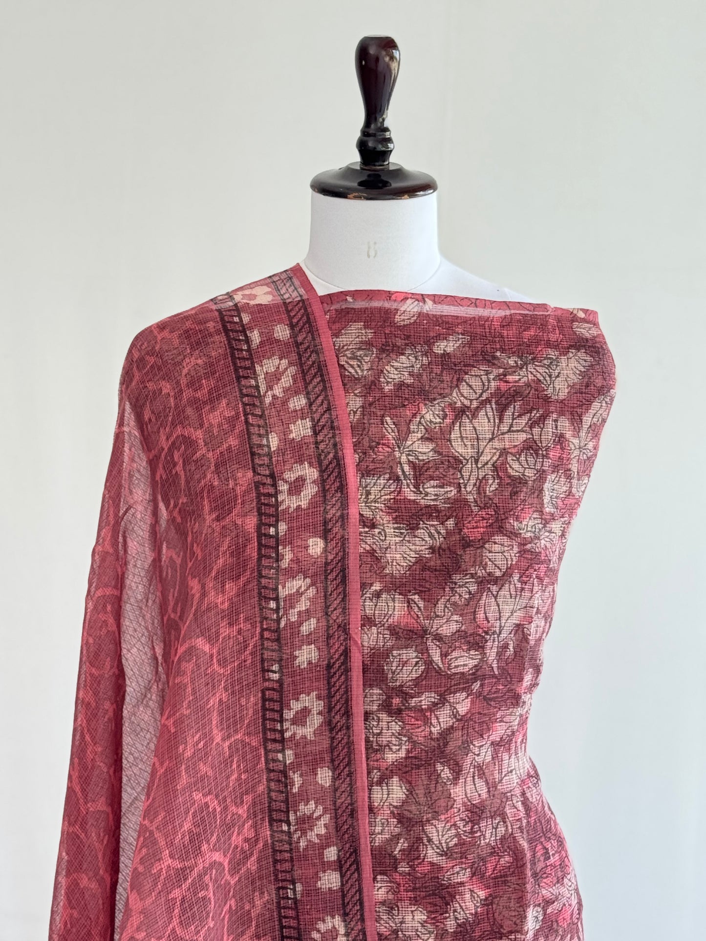 Ajrak Kota Doria Suit Set