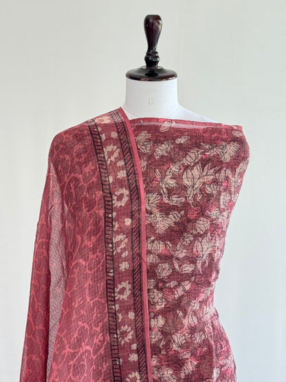 Ajrak Kota Doria Suit Set