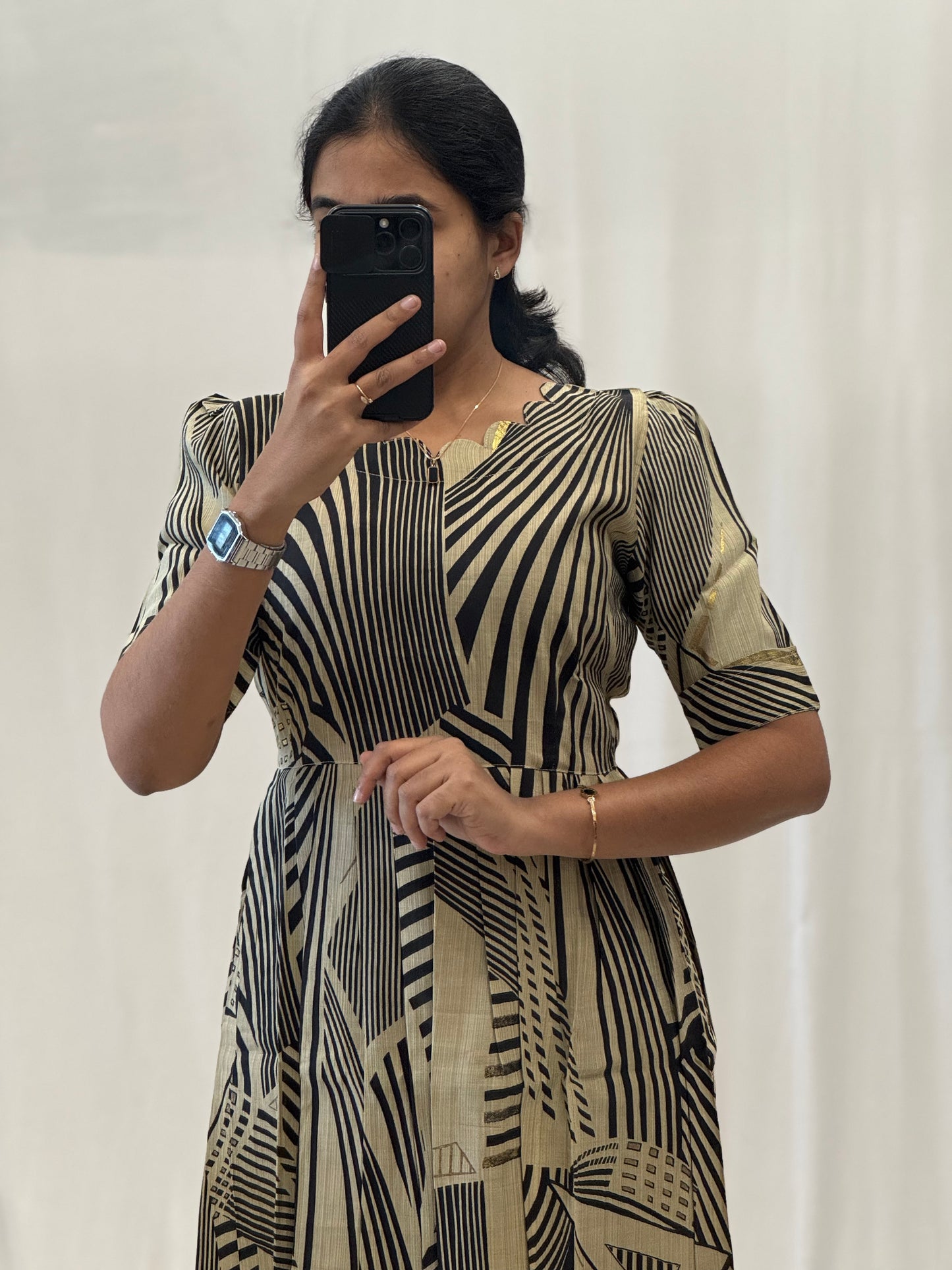Spun Rayon Cotton Maxi