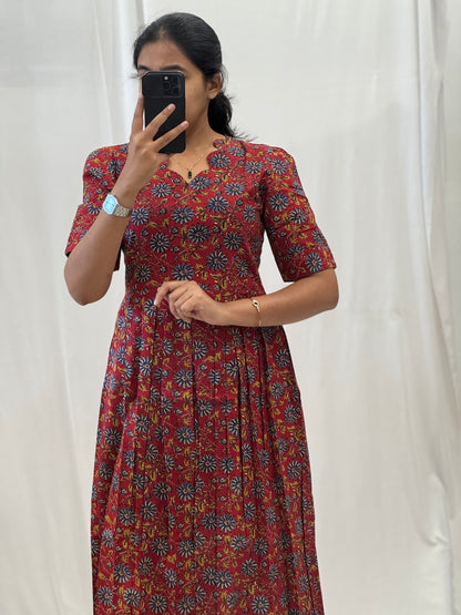 Kalamkari Cotton Maxi