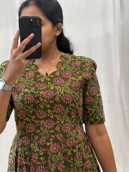 Kalamkari Cotton Maxi