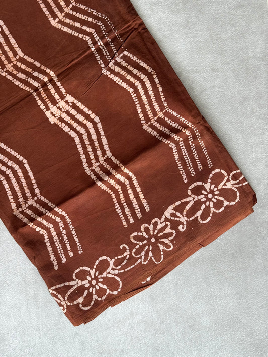 Block Printed Sungudi Saree