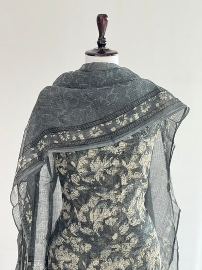 Ajrak Kota Doria Suit Set