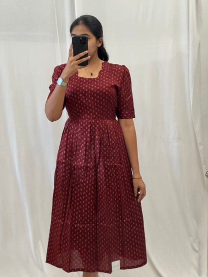 Rayon Maxi with Foil Buttas