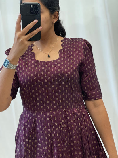 Rayon Maxi with Foil Buttas