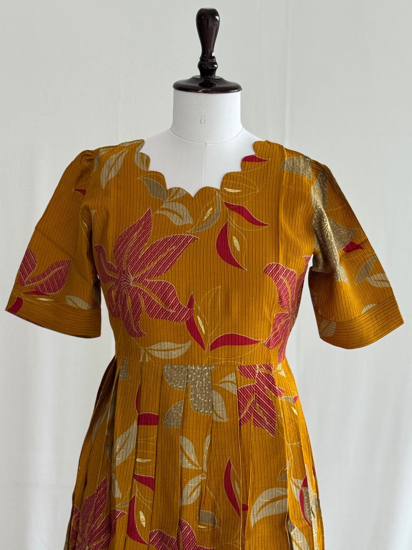 Satin Textured Umbrella Kurti