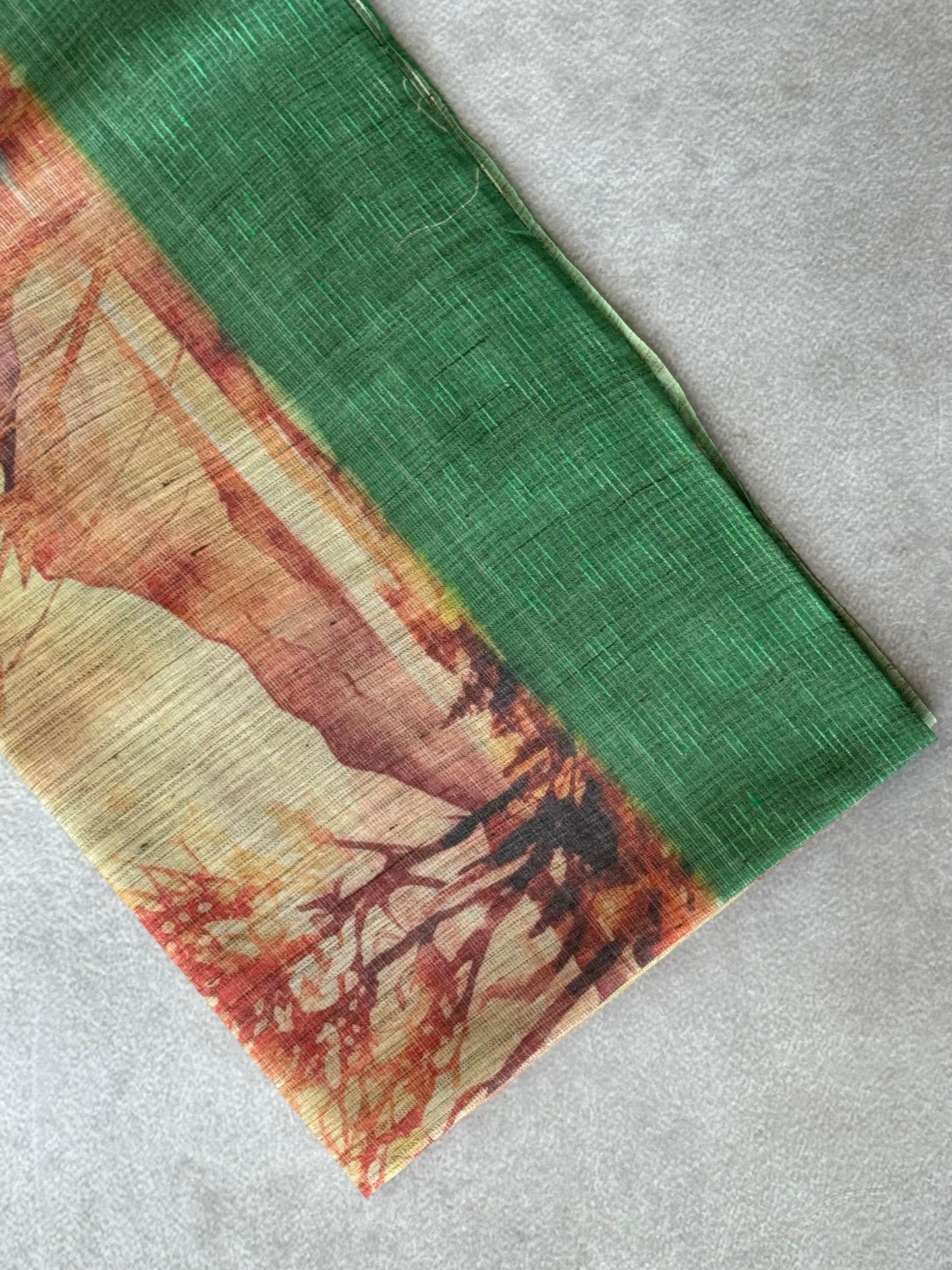 Castle Printed Cotton Tissue Saree