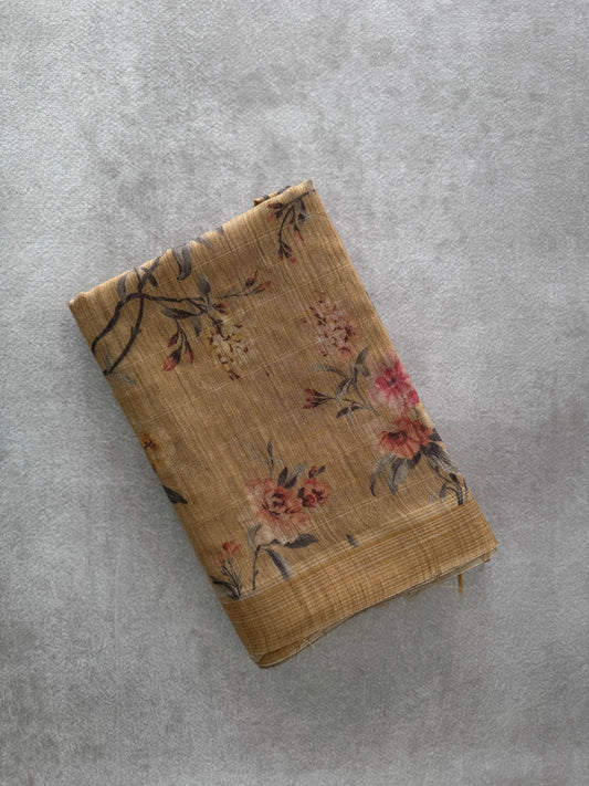Lilen Cotton Saree
