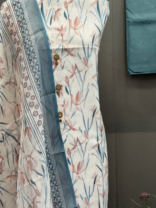 Lilen Digital Printed Unstitched Suit