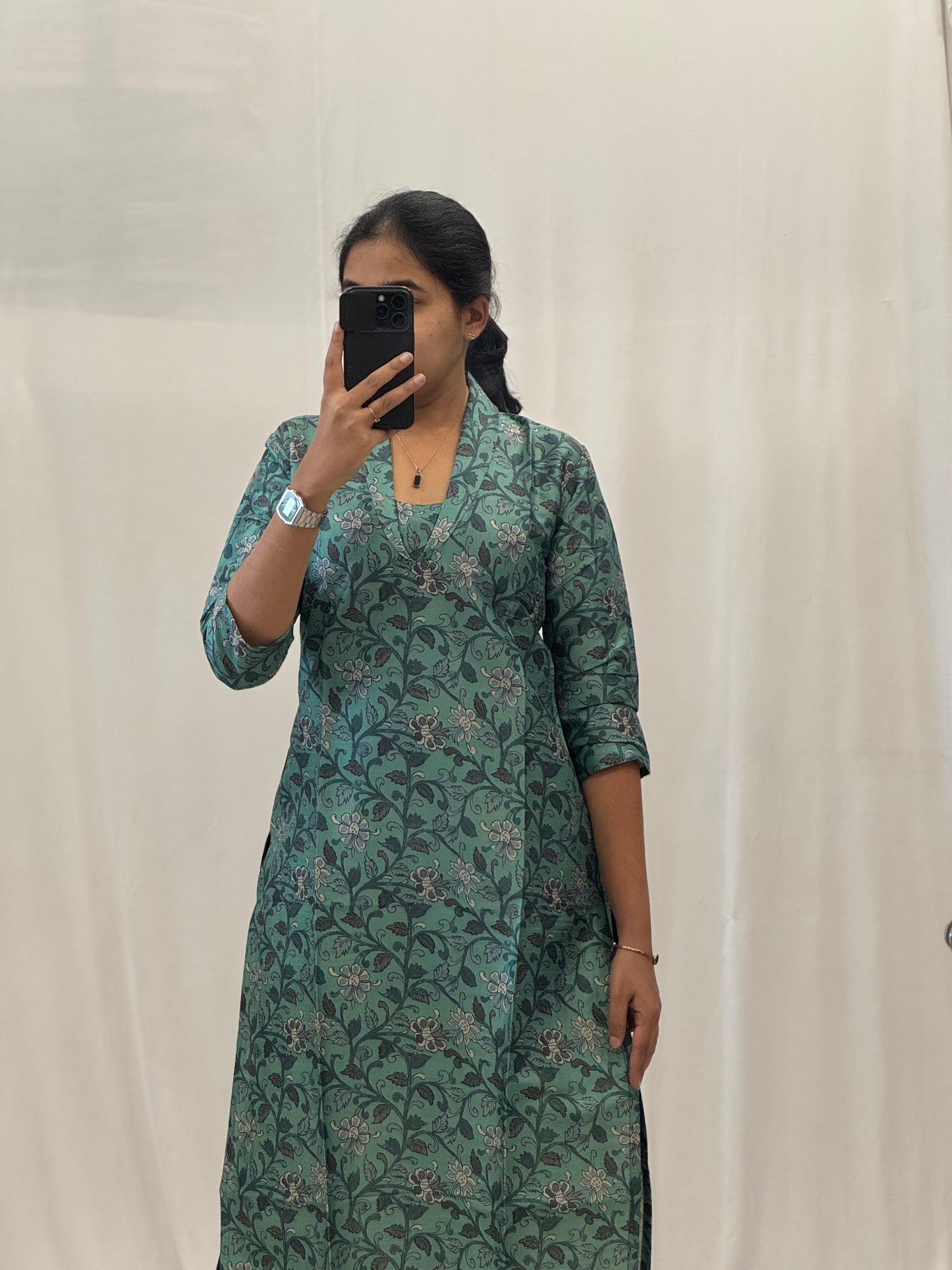 Tusser Straight Kurti