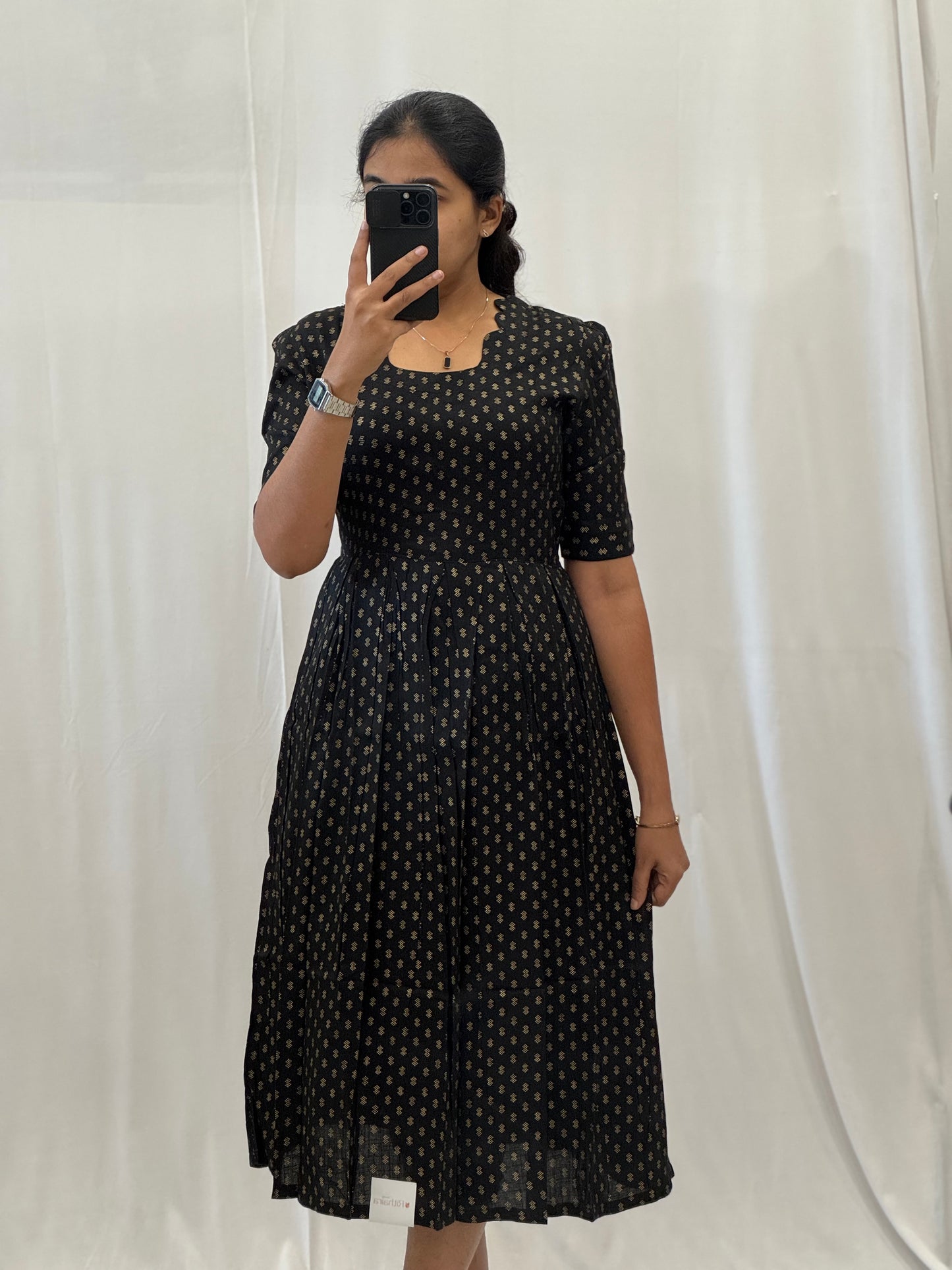 Rayon Maxi with Foil Buttas