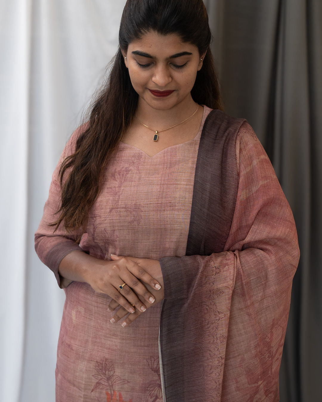 Linen 3-Piece Set With Pockets