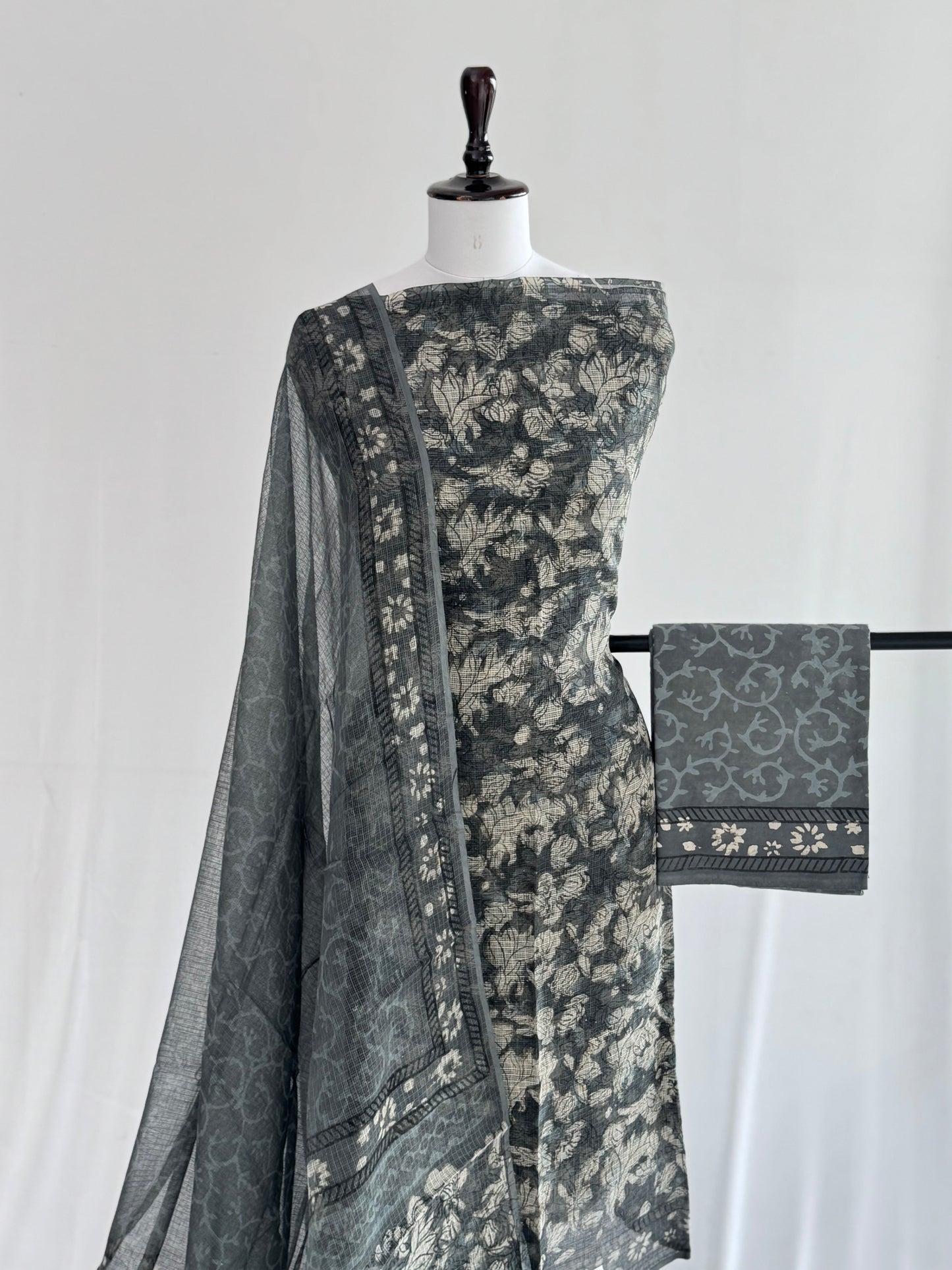 Ajrak Kota Doria Suit Set