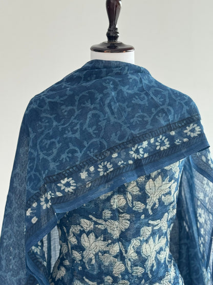 Ajrak Kota Doria Suit Set