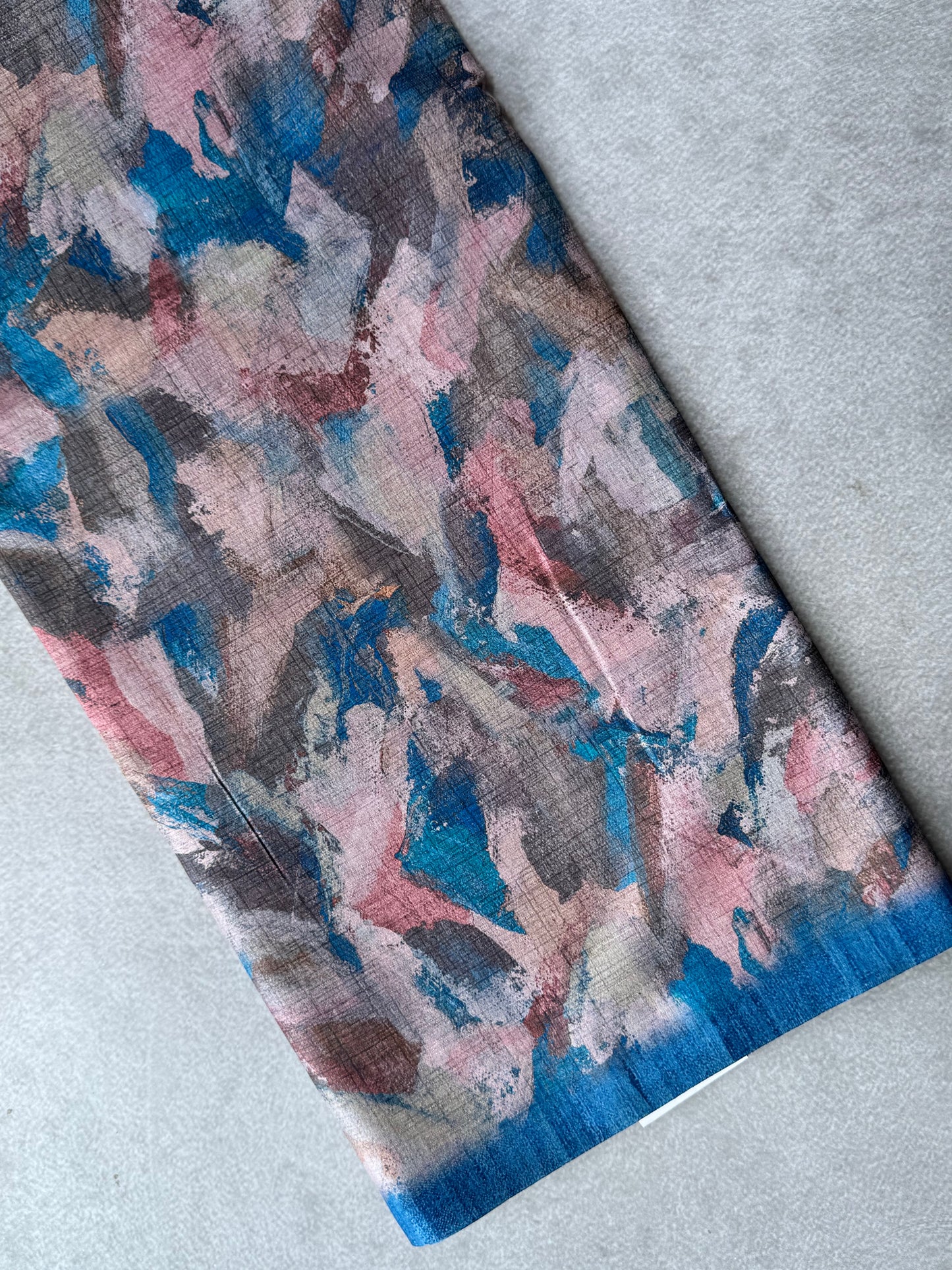 Digital Printed Semi Tusser Saree