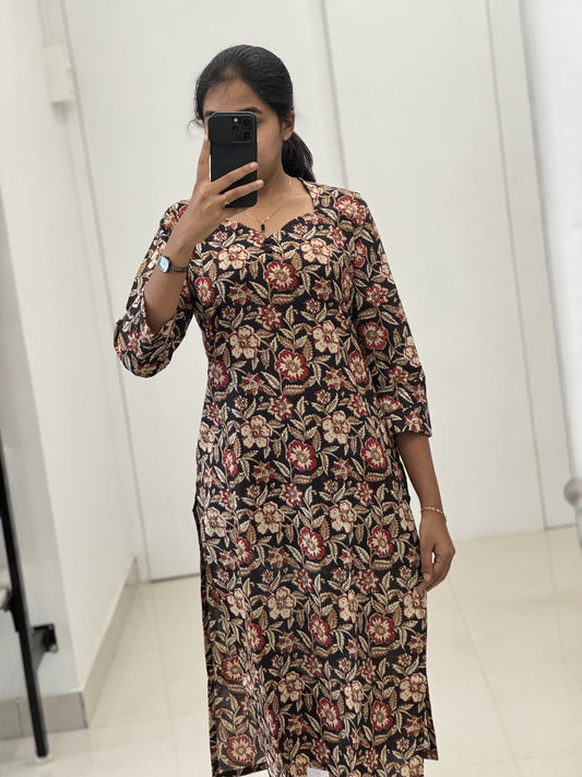 Kalamkari Straight Kurti