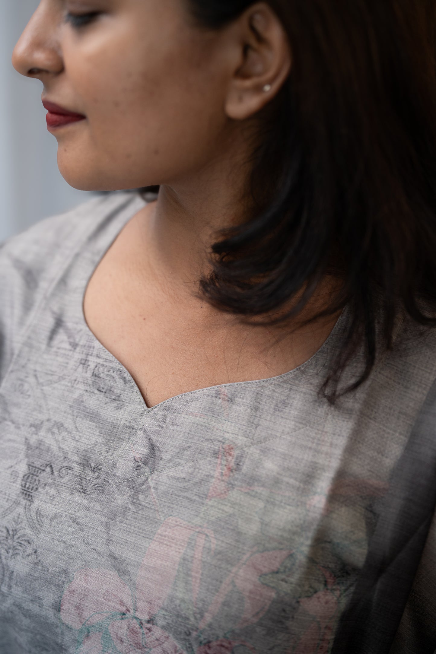 Muslin Chanderi 3-Piece Set With Pockets